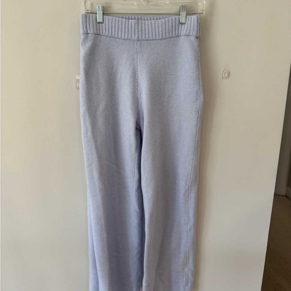 Gilly Hicks Light Lavender Knit Sweatpants